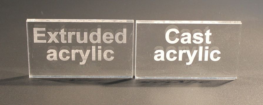 Ano ang mga pagkakaiba sa pagitan ng cast acrylic at extruded acrylic?